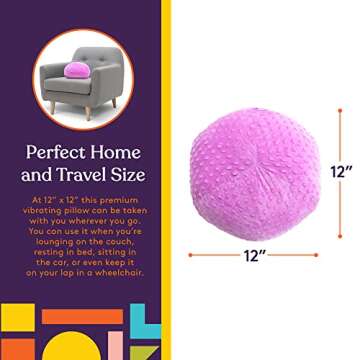 Special Supplies Vibrating Pillow for Relaxation and Calm
