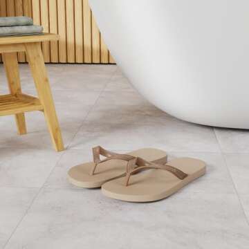 Havaianas Women's Slim Sandals - Soft Rubber Rose Gold Flip Flops