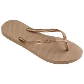 Havaianas Women's Slim Sandals - Stylish Rose Gold Comfort
