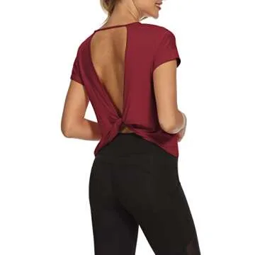 Mippo Workout Shirt for Women, Stylish & Versatile Gym Top