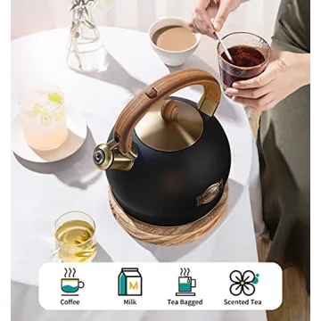 VICALINA Whistling Stainless Steel Tea Kettle for Home