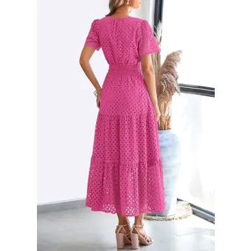 Stylish PRETTYGARDEN Womens Maxi Dress for Summer