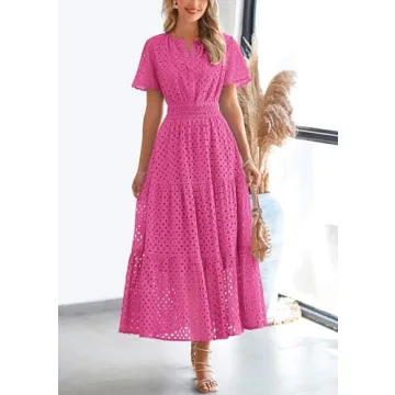 Stylish PRETTYGARDEN Womens Maxi Dress for Summer