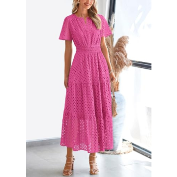 Stylish PRETTYGARDEN Womens Maxi Dress for Summer