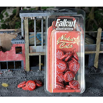 Fallout Nuka-Cola Caps Set - 50 Distressed Collectible Caps