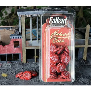 Fallout Nuka-Cola Caps Set - 50 Distressed Collectible Caps