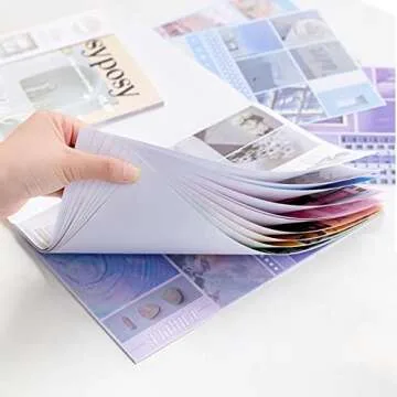 MIELIA 20 Pages(400 PCs) Vintage Sticker Book for Junk Journal - Aesthetic Butterfly Ephemera Sticker Books for Adults for Journaling & Scrapbooking Supplies with Green Style(9.85’’X6.93’’)