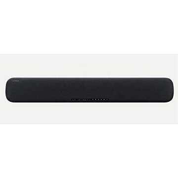 Yamaha Audio YAS-109 Sound Bar with Built-In Subwoofers, Bluetooth, and Alexa Voice Control Built-In, Black