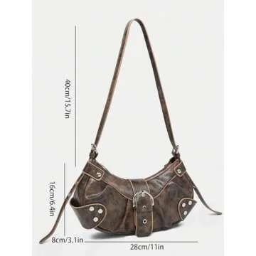 Elegant Verdusa Pleated Hobo Shoulder Bag for Women