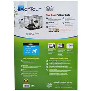 Midwest Container 24" Contour DBL Door Dog Crate