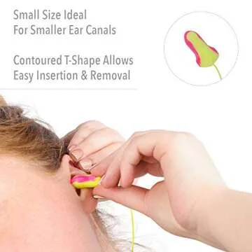 Howard Leight Laser Lite Earplugs - High Visibility, 100 Pairs