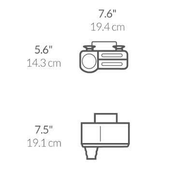 Simplehuman Sink Caddy Sponge Holder for Organized Kitchen