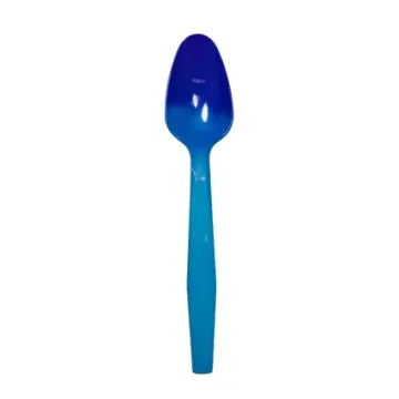 Color Changing Reusable Spoons, Pack of 25, Assorted Colors, reacts to cold food temperatures and changes color -yogurt, ice cream, gelato, cold drinks - PACKED IN USA (25 Assorted Colors)
