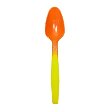 Color Changing Reusable Spoons, Pack of 25, Assorted Colors, reacts to cold food temperatures and changes color -yogurt, ice cream, gelato, cold drinks - PACKED IN USA (25 Assorted Colors)