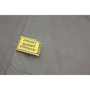 Amazon Basics Car Weather Cover, Mid-Size Sedan, Grey