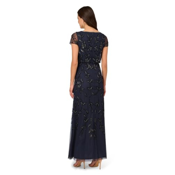 Elegant Adrianna Papell Plus Size Beaded Dress