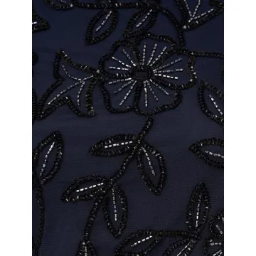 Elegant Adrianna Papell Plus Size Beaded Dress