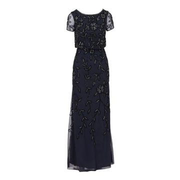 Elegant Adrianna Papell Plus Size Beaded Dress