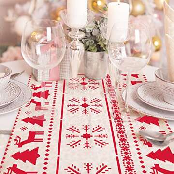 12 Pieces Christmas Stencil Template Reusable Painting Plastic Stencil 8.3 x 11.7 Inch Snowflake Deer Craft Stencil Christmas Ornament Drawing Stencils for Window Glass Door Car Body Home DIY Decor