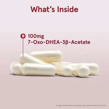 Jarrow Formulas 7-Keto DHEA 100 mg - Up to 90 Servings (Veggie Caps) Dietary Supplement - Carbohydrate Metabolism Support - Non-GMO - Gluten Free - Vegan