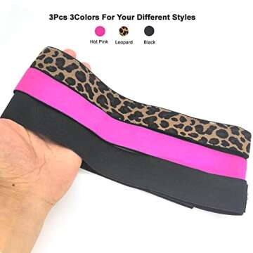 AIFIHIYI Elastic Bands Set - 3pcs with Comb & Edge Brush for Flawless Wig Styling