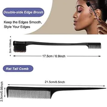 AIFIHIYI Elastic Bands Set for Wigs with Styling Tools