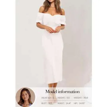 KIRUNDO Women's 2025 Summer Satin Midi Dress Off The Shoulder Wrap Ruched Wedding Guest Party Cockta...