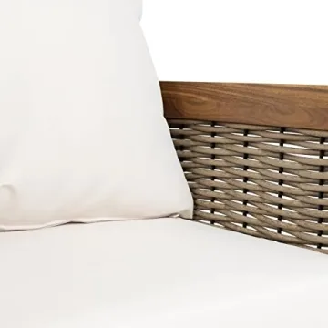 Stylish Acacia Wood Outdoor Chairs with Cushions