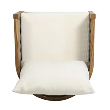 Stylish Acacia Wood Outdoor Chairs with Cushions