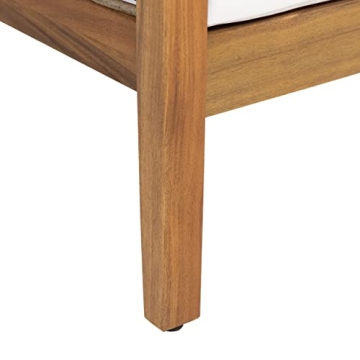 Stylish Acacia Wood Outdoor Chairs with Cushions