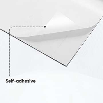 PP OPOUNT 15104 PCS Self-Adhesive Mosaic Tiles, Small Mirror Mosaics Tiles for DIY Disco Balls, Craft Decoration and Indoor Decoration(5 x 5 mm)