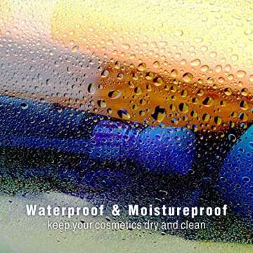 F-color Holographic Makeup Bag - Stylish & Waterproof