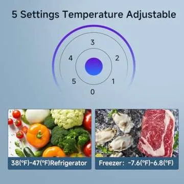 BANGSON 7.1 Cu.Ft Compact Refrigerator with Freezer