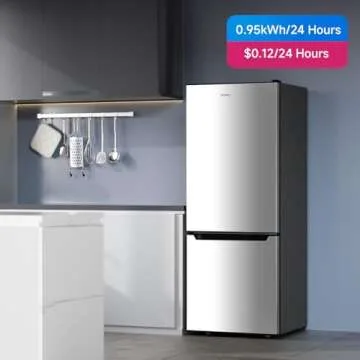 BANGSON 7.1 Cu.Ft Compact Refrigerator with Freezer