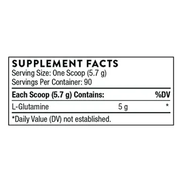 Thorne L-Glutamine Powder for Gut Health & Recovery