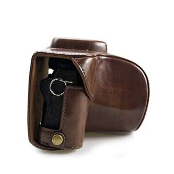 Kinokoo PU Leather Cover Bag for Fuji X-T100 Camera