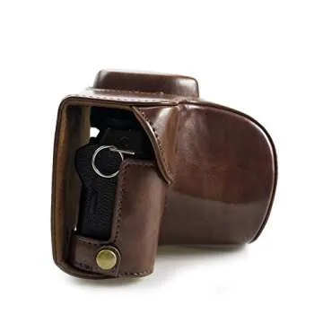 Kinokoo PU Leather Cover Bag for Fuji X-T100 Camera