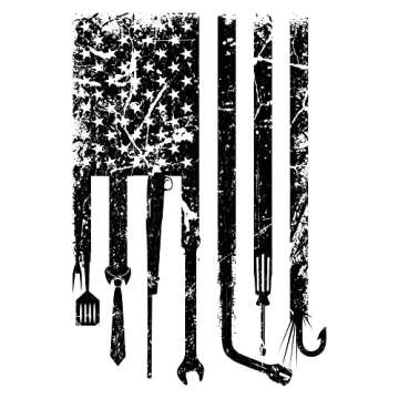 Grunt Style Dad Flag Men's T-Shirt - Comfortable & Patriotic