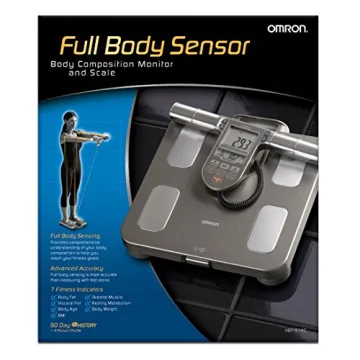 OMRON Body Composition Monitor & Scale – Track Skeletal Muscle Mass Loss/Gain, Weight (up to 330 pounds), Visceral Fat, BMI and More (Non-Bluetooth)