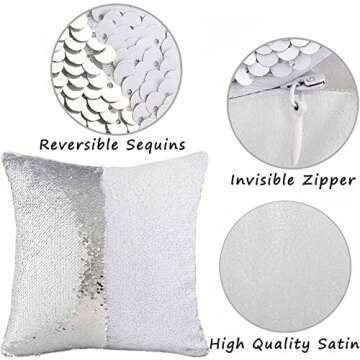 Sublimation Sequin Pillow Covers for Creative Gifts