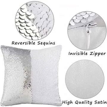 Sublimation Sequin Pillow Covers for Creative Gifts