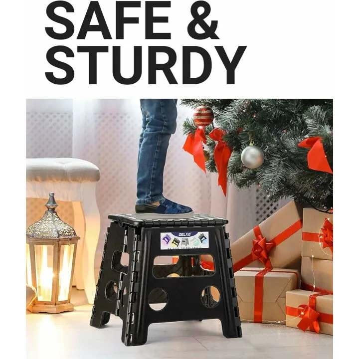 Delxo Folding Step Stool for All Ages - Portable