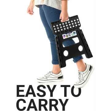 Delxo Folding Step Stool for All Ages - Portable