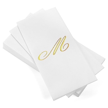 AH AMERICAN HOMESTEAD Disposable Hand Towels - Monogrammed Luxury for Guests