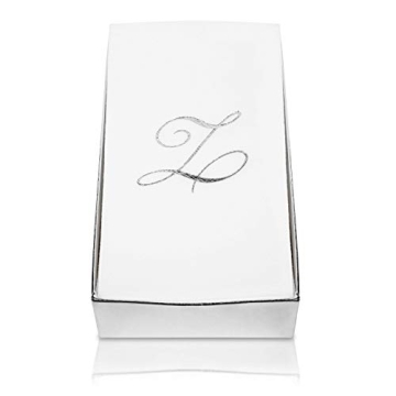 Elegant Monogrammed Disposable Hand Towels for Guests