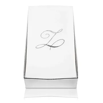 Elegant Monogrammed Disposable Hand Towels for Guests