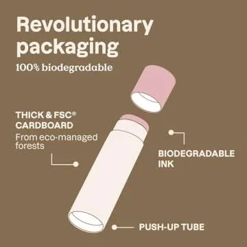 ATTITUDE Oceanly Lightweight Highlighter Stick, Titanium Dioxide-Free, EWG Verified, Plastic-Free, Vegan & Cruelty-free Makeup, Golden Rose, 0.3 Ounces