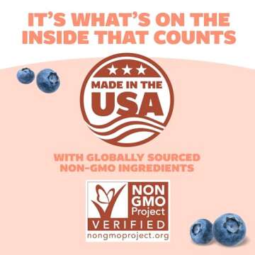 Genexa Clean Cough & Chest Congestion Relief, Dye Free, 0% Artificial Additives, Multi-Symptom Maximum Strength Relief Cough Syrup, Cough Suppressant & Expectorant, Organic Blueberry Flavor, 6 fl oz