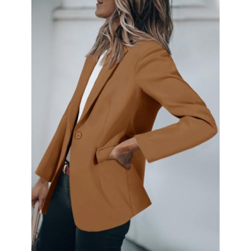 Cicy Bell Women's Open Front Casual Blazer Jacket