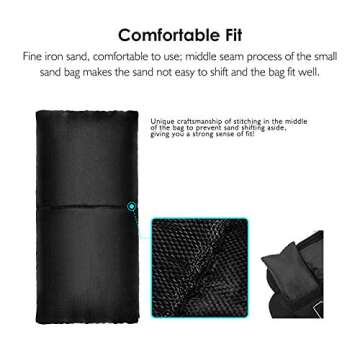 REEHUT Adjustable Ankle/Wrist Weights for Exercise